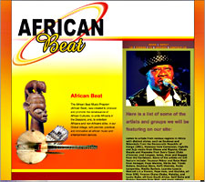 Heretic Advertising Website - African Beat