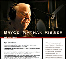 Heretic Advertising Website - Bryce Nathan Risser