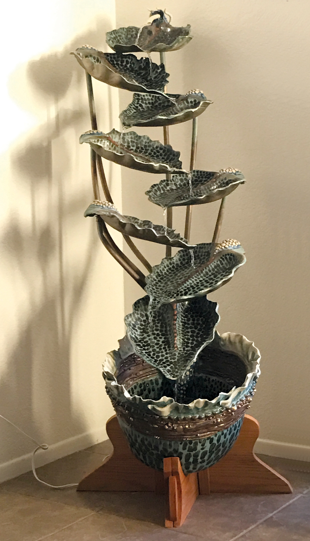 Ceramic water fountain