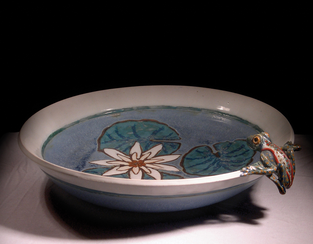 Ceramic Frog platter