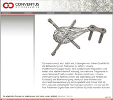 Heretic Advertising Website - Conventus Ortho