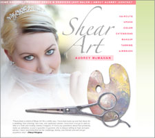 Heretic Advertising Website - Shear Art