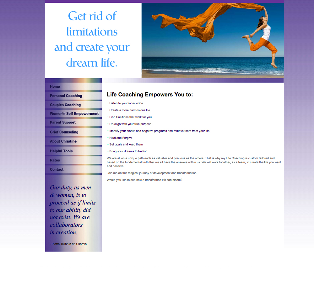 The Original Sedona Life Coach website